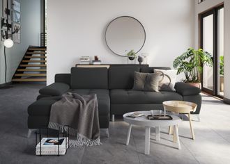 Sit&more Ecksofa »Latigo L-Form« mit Recamiere, wahlweise mit Bettfunktion und Bettkasten
