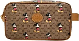 Gucci Pre-owned Belt Bags, male, Brown, Size: ONE SIZE Pre-owned Canvas gucci-bags