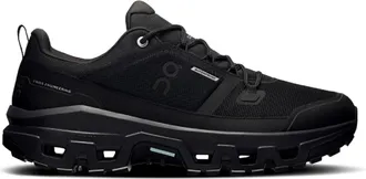 On Mens Cloudrock Low Waterproof Hiking Shoes Black 11.5