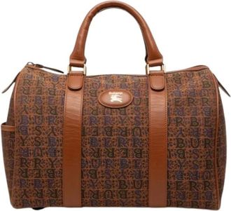Burberry Borsa Boston Pre-owned - - Pre-owned - Donna - Marrone - ONE SIZE