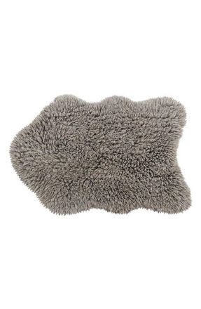 Lorena Canals Woolly Woolable Washable Wool Rug in Grey at Nordstrom