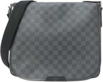 Louis Vuitton Pre-owned Cross Body Bags, male, Gray, Size: ONE SIZE Pre-owned Canvas louis-vuitton-bags