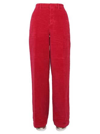 Dsquared2 Fuchsia Straight Flat Front Pants