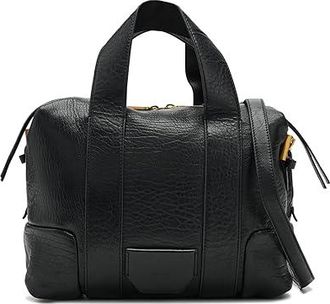 AllSaints Ares Grain M Xbody Cross Body Womens Handbags Black, Leather