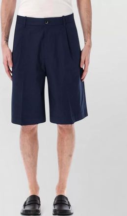 Nine In The Morning cotton pleated tailored shorts