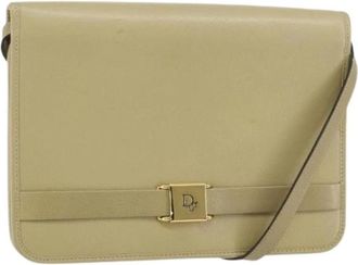 Dior Pre-owned Shoulder Bags, female, Beige, Size: ONE SIZE Pre-owned Vintage Shoulder Bag