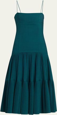 Ulla Johnson Matilda Wool Drop-Waist Midi Dress