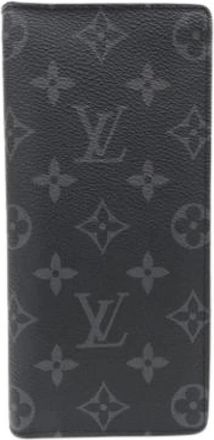 Louis Vuitton Pre-owned Long Wallet (bi-fold) - Heren - Vintage Accessoires - Zwart - ONE Size - Vintage