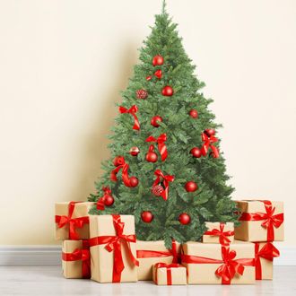 Dmora Rbol De Navidad Innsbruck, &Aacute;rbol Artificial Extra Grueso, &Aacute;rbol Efecto Pvc Real, 683 Ramas, Altura 150 Cm, Con Embalaje Reforzado - Dmora