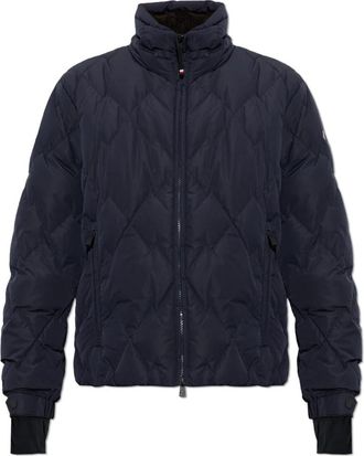 Moncler Bramans Donsjas - Heren - Gewatteerde jassen - Blauw - L - Polyester - Jassen