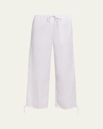 Toteme Drawstring Cotton Balloon Pants