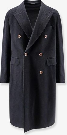 Tagliatore Cappotto sfoderato in lana vergine e cashmere - TAGLIATORE - gender_Man