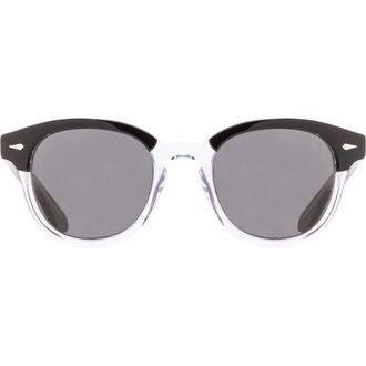 American Optical Times 47mm Round Nylon Polarized in Black Crystal - Gyn-P at Nordstrom