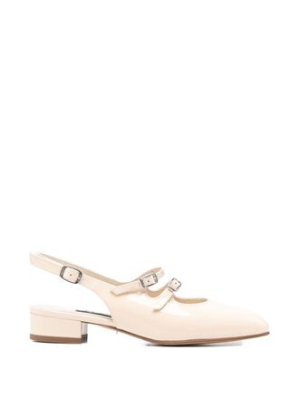 Carel Womens Peche Buckle-Strap Flat Pumps