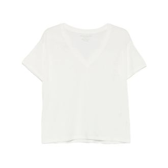Majestic Filatures Majestic Filatures, T-Shirts, female, White, Size: L V-neck T-shirt