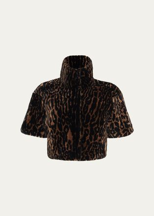 Gorski Reversible Select Shearling Bolero
