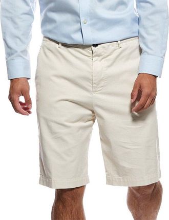 Brunello Cucinelli Beige Tailored Shorts, Brand Size 48 (US Size 32)