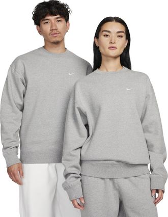 Nike Lab Swoosh Fleece Crewneck Grey DX1362-063