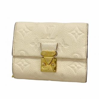 Louis Vuitton Cream Wallet (Tri-Fold) (Pre-Owned)