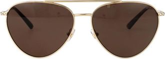 Jimmy Choo Eyewear Occhiali da sole con montatura stile pilota - Oro