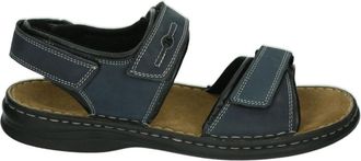 Josef Seibel Schoenen, Heren, Blauw, 45 EU, Leer, Blauwe Rafe Sandalen