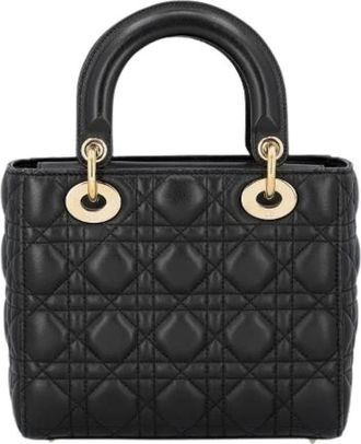 Dior Pre-owned Small Lady Dior - My Abcdior - - Pre-owned - Donna - Nero - ONE SIZE