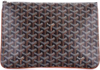 Goyard Senat Zip Pouch Coated Canvas MM