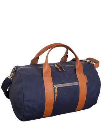 Boarding Pass The Voyager 21In Waxed Canvas Duffle Bag