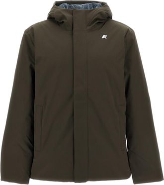 K-Way Black Olive Jacko Twill Marmotta Technical Jacket