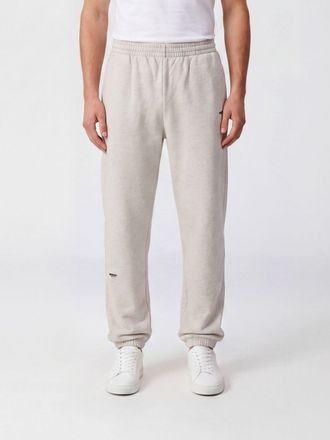 Represent Pantaloni jogging in cotone con logo ricamato a contrasto