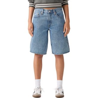 Levi's Middy Knee Length Denim Shorts in Twisted Stone at Nordstrom Rack, Size 27