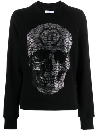 Philipp Plein Camicia con decorazione Skull 3D - Nero
