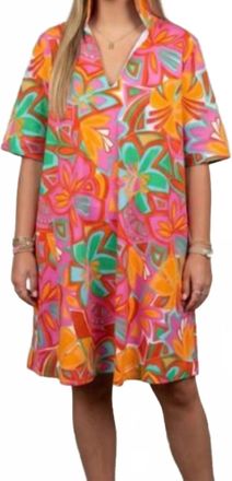 Adrienne Olivia Bloom Mirage Dress In Multi Color