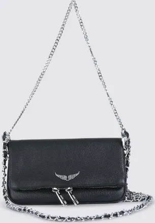 Zadig&Voltaire Black Leather Rock Nano Shoulder Bag