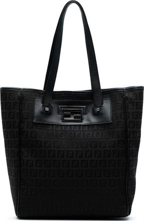 Fendi vooraf gebruikt Zucchino Canvas Tote