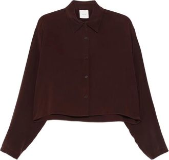 Alysi Camicia crop - Rosso