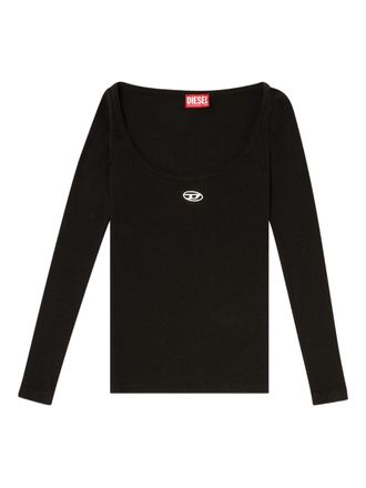Diesel Top in cotone con logo Diesel