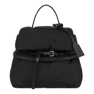 Moschino Tie Me Tote Bag - female - Moschino - Handbags - Black - ONE SIZE - Bags