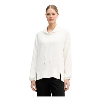 Joseph Ribkoff Hoodies & sweatvesten, Dames, Wit, L, Polyester, Hooded Sweatshirt