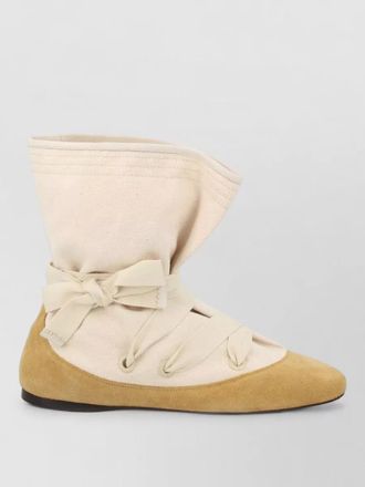 Isabel Marant canvas ballerina shoes ankle length
