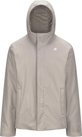 K-Way Jacko Twill Marmotta Jacket - Heren - Zomerjassen - Beige - XL - Polyester - Jassen