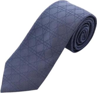 Dior Pre-owned Cravat - Heren - Vintage Accessoires - Blauw - ONE Size - Vintage