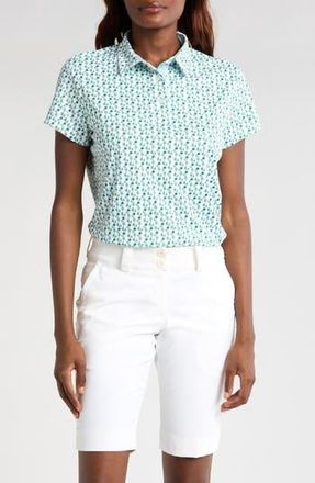 Swannies Tori Print Polo Shirt in Sage at Nordstrom Rack, Size X-Large