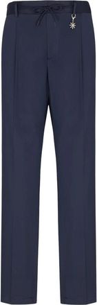 Manuel Ritz Slim-fit Chinos - Heren - Slim Fit Broeken - Blauw - 2XL - Leer - Broeken