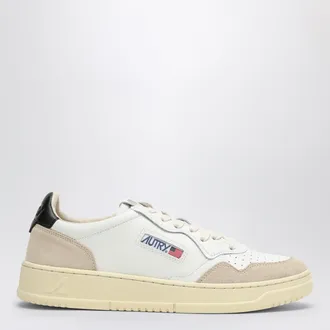 Autry Sneakers Medalist in pelle e suede bianca/nera