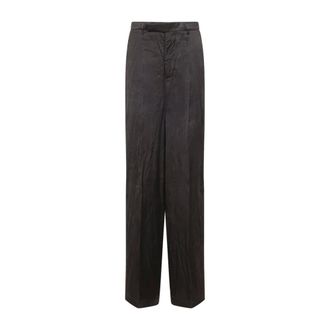 Rick Owens Athena Arrowhead Trousers - female - Rick Owens - Wide Trousers - Green - XS - Trousers