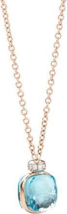 POMELLATO Nudo Blue Topaz Pendant Necklace in Sky Blue Topaz at Nordstrom, Size 42