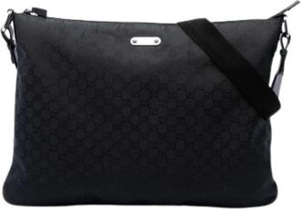 Gucci Borsa a tracolla Pre-owned in nylon - - Pre-owned - Donna - Nero - ONE SIZE