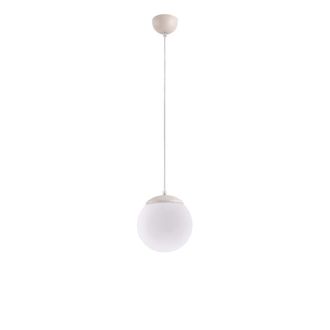 Sollux Lighting L&aacute;mpara colgantes beige acero/vidrio alt. 110 cm