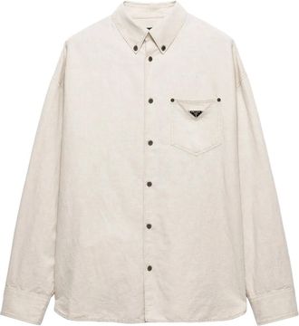 Prada Camicia chambray - Toni neutri